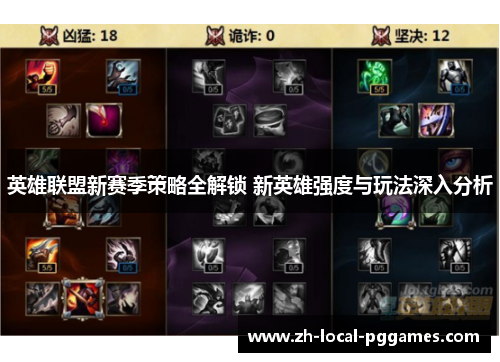 英雄联盟新赛季策略全解锁 新英雄强度与玩法深入分析 英雄联盟新赛季策略全解锁 新英雄强度与玩法深入分析